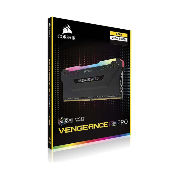 محصول نمونه تستی رم دسکتاپ DDR4 دو کاناله 3600 مگاهرتز CL18 کورسیر مدل VENGEANCE RGB PRO ظرفیت 16 گیگابایت